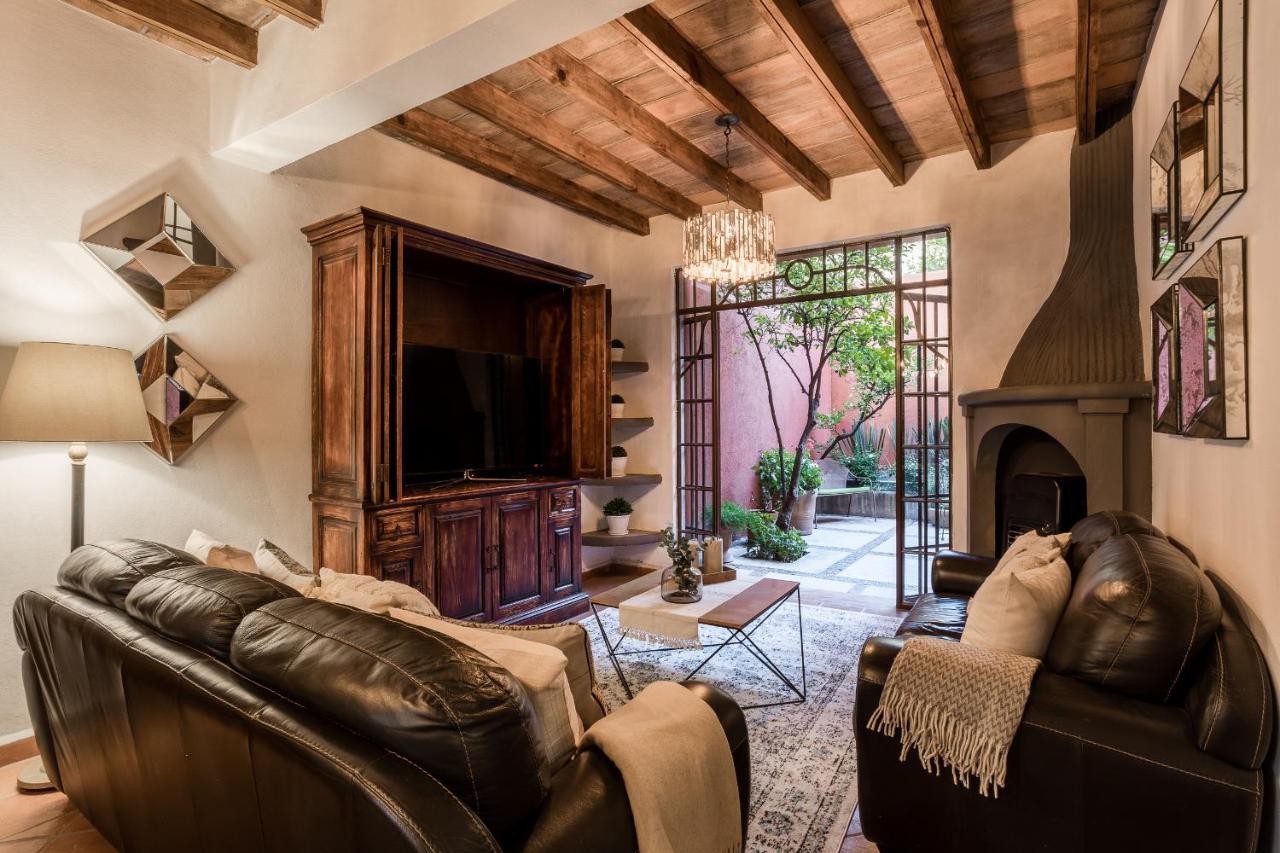 3Br Garden Home With Rooftop & Garage In Centro San Miguel De Allende Exterior photo